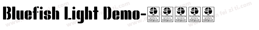 Bluefish Light Demo字体转换
